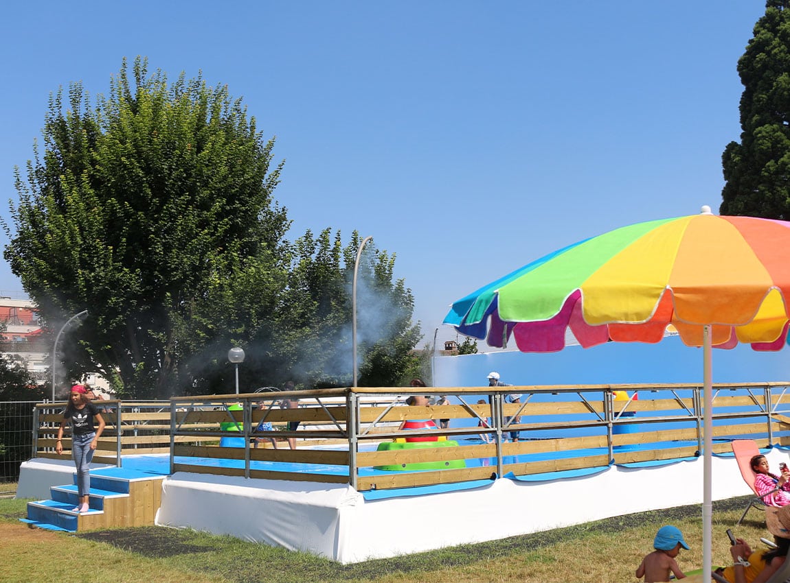 Rosny-sous-Bois installation de plage éphémère location collectivités