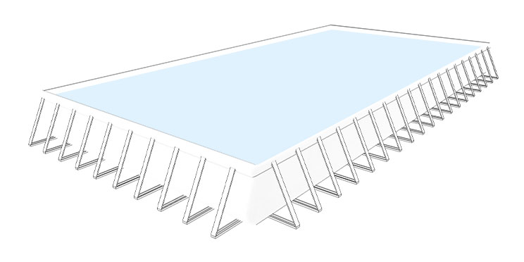Aqua Event - Projeter son projet de piscine temporaire en 3D modelisation 3D projet location piscine hors sol temporaire