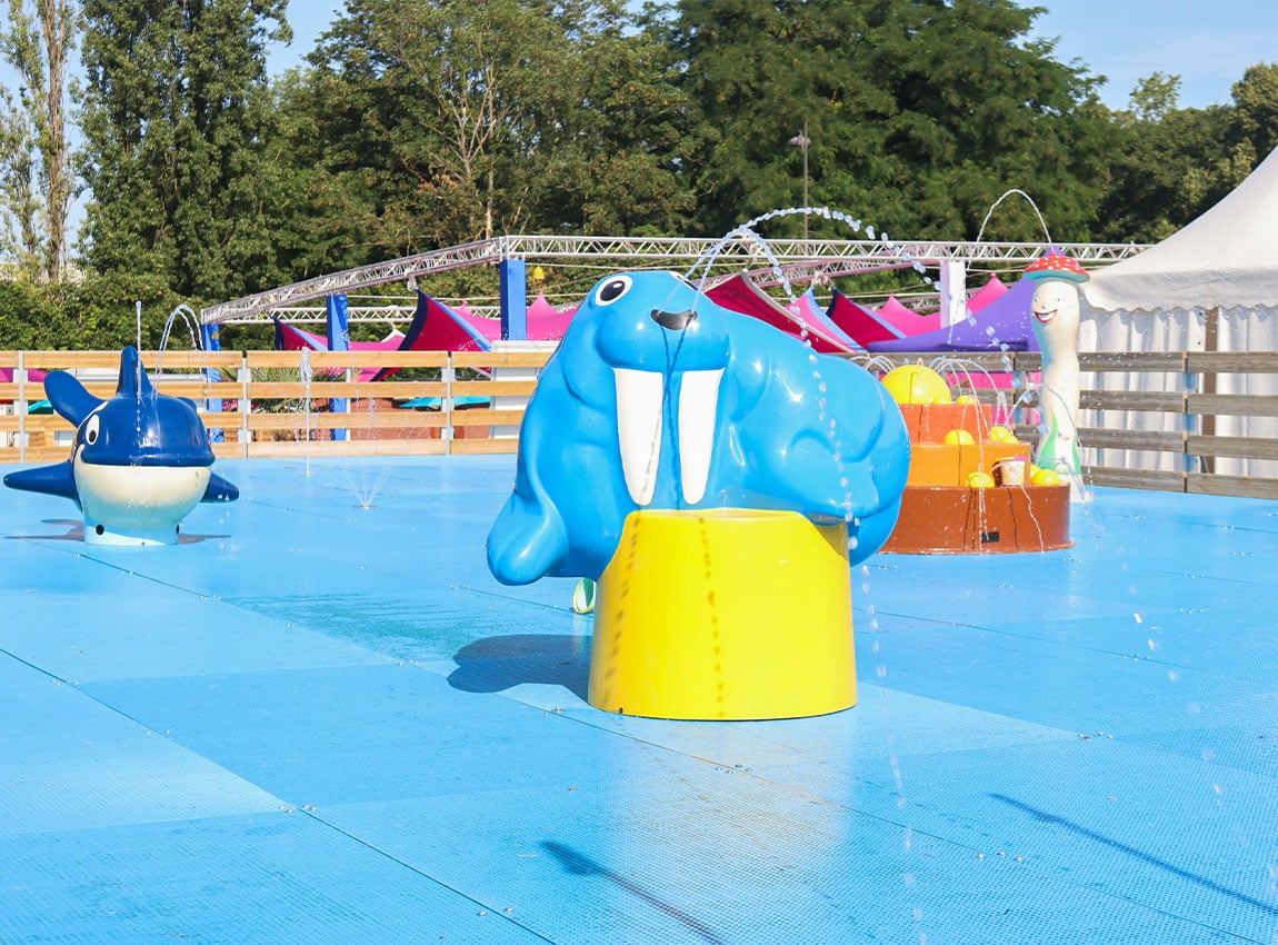 Louer plateforme aqualudique pour commune Aqua Event