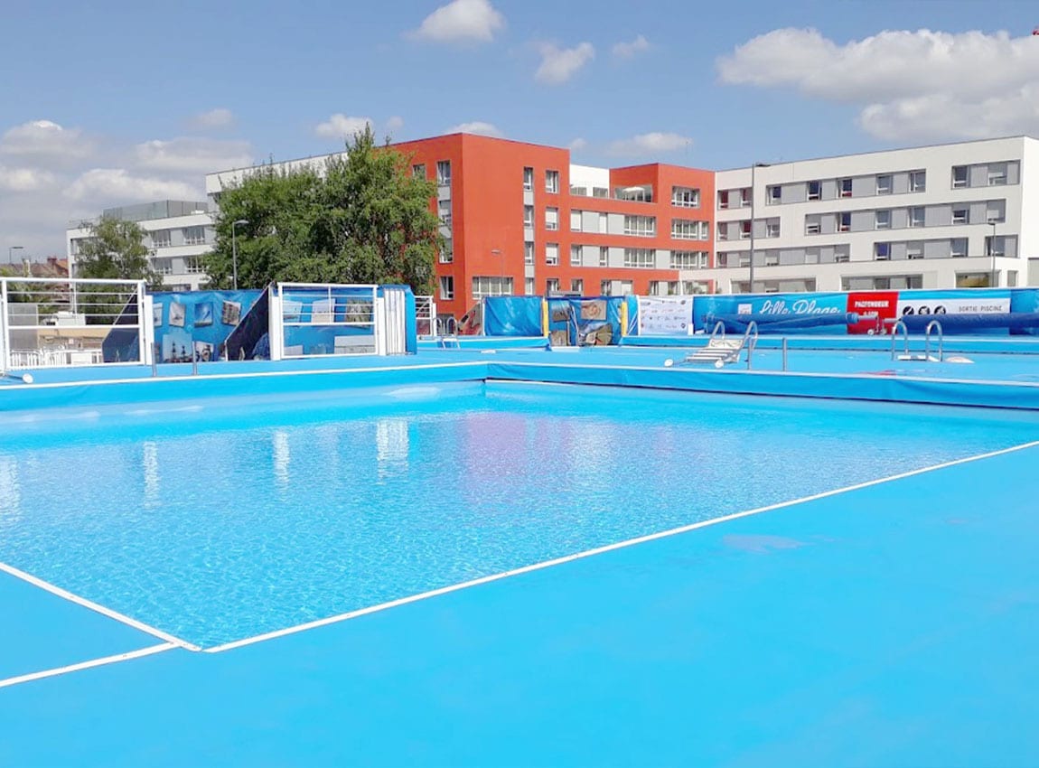 Aqua Event - Location et installation de piscine temporaire mobile installation piscine temporaire ville collectivités france