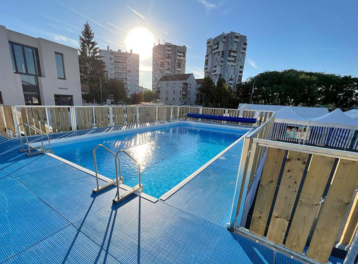 installation piscine temporaire savoir nager france