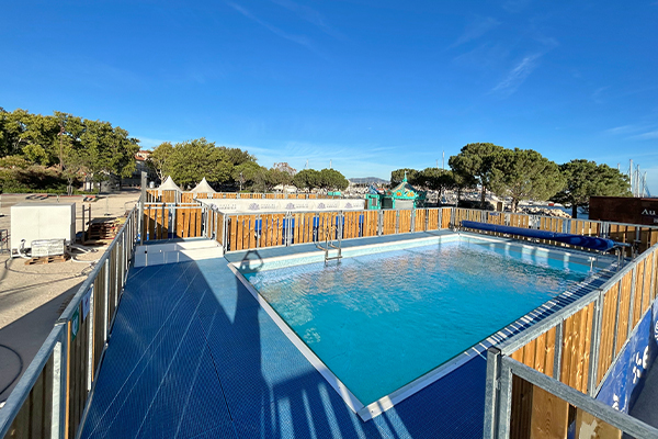 piscine temporaire Aquamobile formation savoir-nager enfants