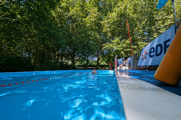 Aqua Event - Bassin démontable Aquaplus pour collectivités locales bassin Aquaplus apprentissage natation mobile solution collectivités