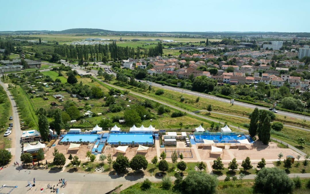 La Plage des Deux Rives à Nancy